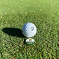 Golden Stainless Steel Ball Marker With Magnetic Hat Clip Leo Golf Co.