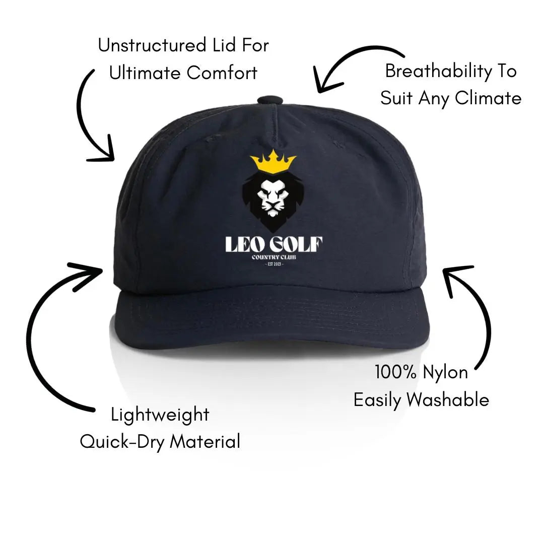 Signature Quick-Dry Navy Cap Leo Golf Co.